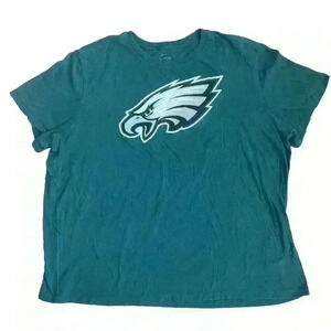 Nike Philadelphia Eagles Shirt Men's 3XL Teal Green Teamwear Retro NFL T-Shirt